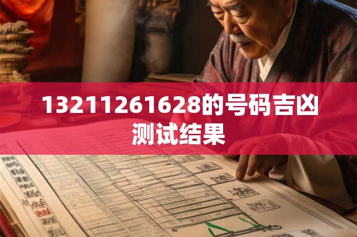13211261628的号码吉凶测试结果