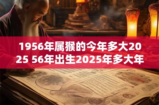 1956年属猴的今年多大2025 56年出生2025年多大年龄