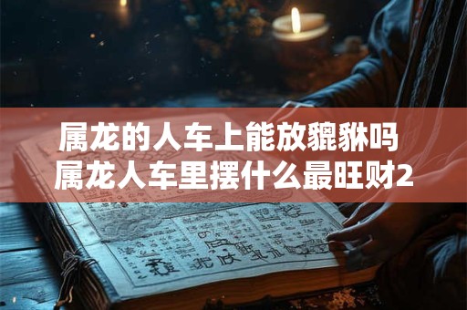 属龙的人车上能放貔貅吗 属龙人车里摆什么最旺财2025