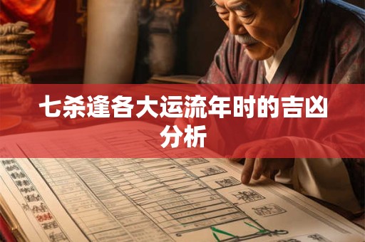 七杀逢各大运流年时的吉凶分析