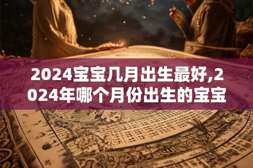 2024宝宝几月出生最好,2024年哪个月份出生的宝宝最好