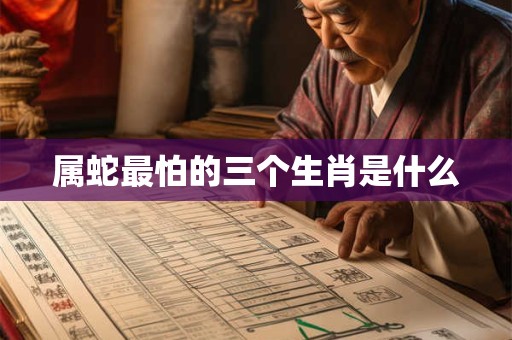 属蛇最怕的三个生肖是什么 属蛇最怕的三个生肖是什么