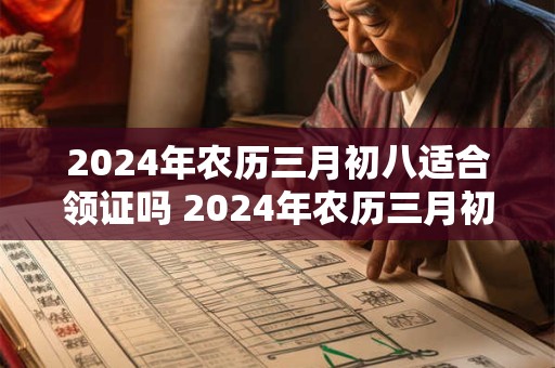 2024年农历三月初八适合领证吗 2024年农历三月初八领证吉利么