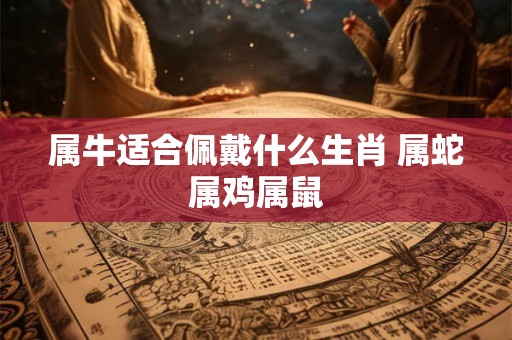 属牛适合佩戴什么生肖 属蛇属鸡属鼠