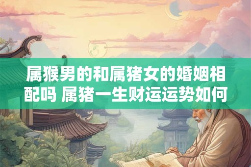 属猴男的和属猪女的婚姻相配吗 属猪一生财运运势如何