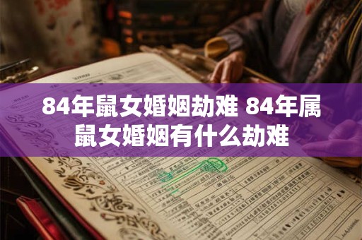 84年鼠女婚姻劫难 84年属鼠女婚姻有什么劫难