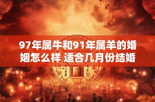 97年属牛和91年属羊的婚姻怎么样 适合几月份结婚