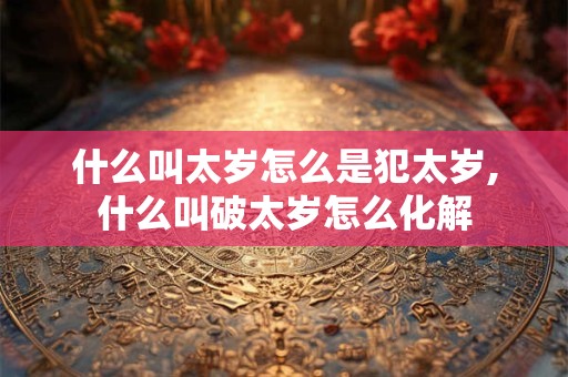 什么叫太岁怎么是犯太岁,什么叫破太岁怎么化解