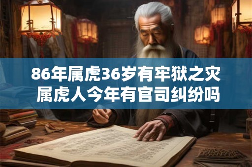 86年属虎36岁有牢狱之灾 属虎人今年有官司纠纷吗