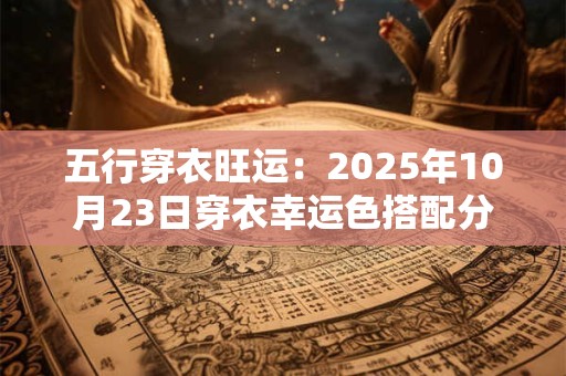 五行穿衣旺运：2025年10月23日穿衣幸运色搭配分享