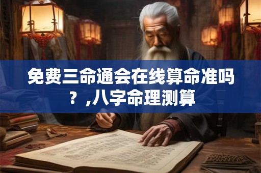 免费三命通会在线算命准吗？,八字命理测算