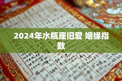 2024年水瓶座旧爱 姻缘指数