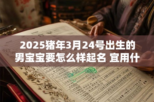2025猪年3月24号出生的男宝宝要怎么样起名 宜用什么字