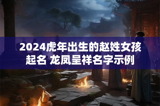 2024虎年出生的赵姓女孩起名 龙凤呈祥名字示例