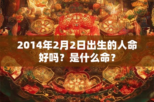 2014年2月2日出生的人命好吗？是什么命？