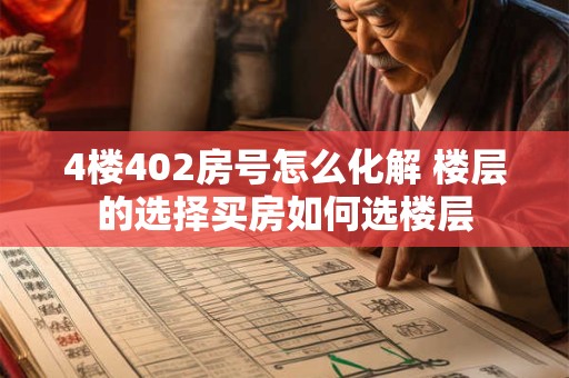 4楼402房号怎么化解 楼层的选择买房如何选楼层 4楼402房号怎么化解 楼层的选择买房如何选楼层