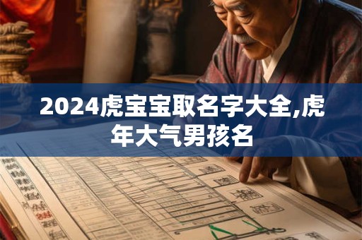 2024虎宝宝取名字大全,虎年大气男孩名