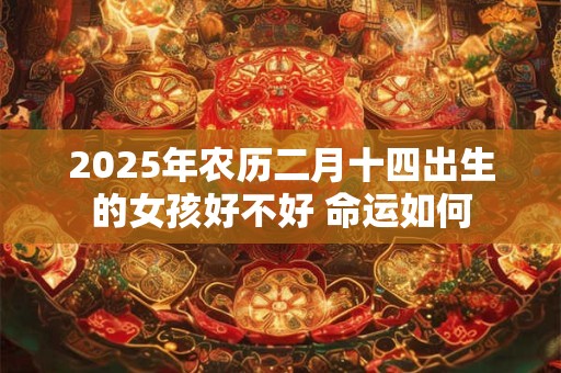 2025年农历二月十四出生的女孩好不好 命运如何