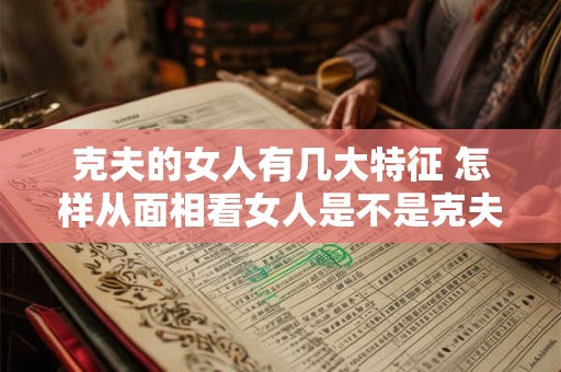 克夫的女人有几大特征 怎样从面相看女人是不是克夫命