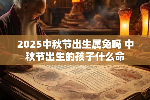 2025中秋节出生属兔吗 中秋节出生的孩子什么命