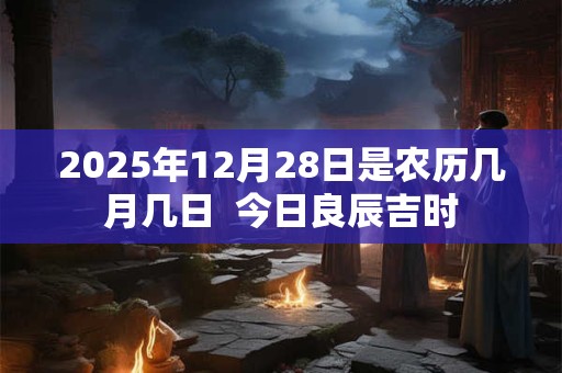 2025年12月28日是农历几月几日  今日良辰吉时