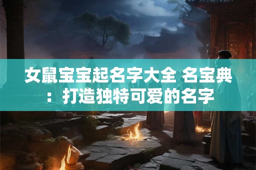 女鼠宝宝起名字大全 名宝典:打造独特可爱的名字 女鼠宝宝起名字大全 名宝典:打造独特可爱的名字