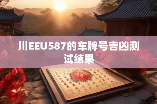 川EEU587的车牌号吉凶测试结果