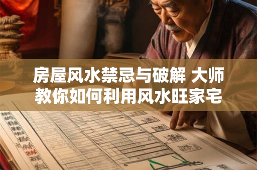 房屋风水禁忌与破解 大师教你如何利用风水旺家宅