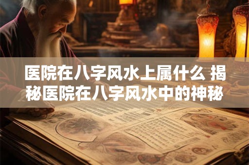 医院在八字风水上属什么 揭秘医院在八字风水中的神秘地位 医院在八字风水上属什么 揭秘医院在八字风水中的神秘地位