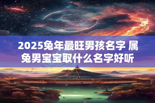 2025兔年最旺男孩名字 属兔男宝宝取什么名字好听 2025兔年最旺男孩名字 属兔男宝宝取什么名字好听