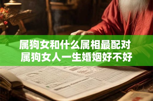 属狗女和什么属相最配对 属狗女人一生婚姻好不好