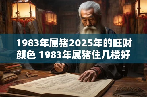 1983年属猪2025年的旺财颜色 1983年属猪住几楼好