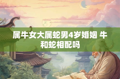 属牛女大属蛇男4岁婚姻 牛和蛇相配吗