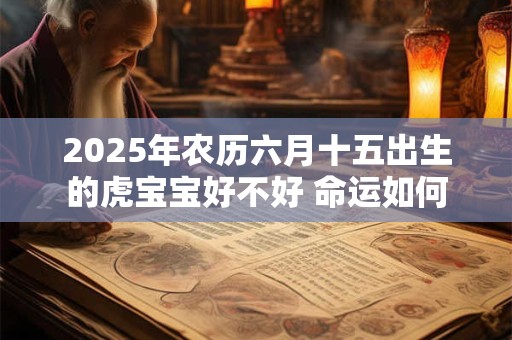 2025年农历六月十五出生的虎宝宝好不好 命运如何