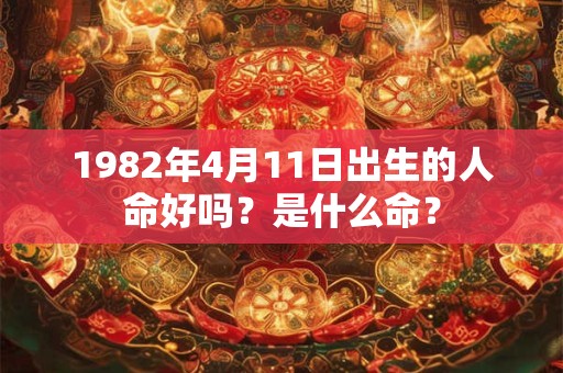 1982年4月11日出生的人命好吗？是什么命？