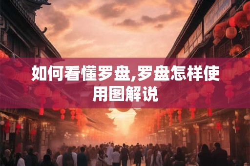 详细阅读:如何看懂罗盘,罗盘怎样使用图解说 如何看懂罗盘,罗盘怎样使用图解说