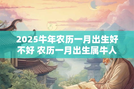 2025牛年农历一月出生好不好 农历一月出生属牛人性格