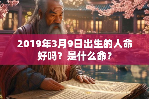 2019年3月9日出生的人命好吗？是什么命？