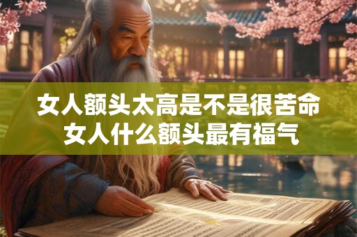 女人额头太高是不是很苦命 女人什么额头最有福气