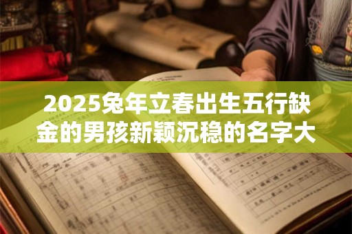 2025兔年立春出生五行缺金的男孩新颖沉稳的名字大全集