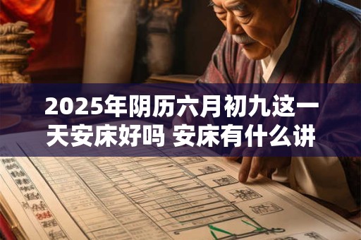 2025年阴历六月初九这一天安床好吗 安床有什么讲究
