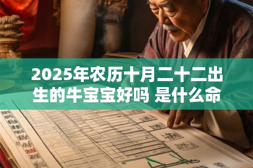2025年农历十月二十二出生的牛宝宝好吗 是什么命