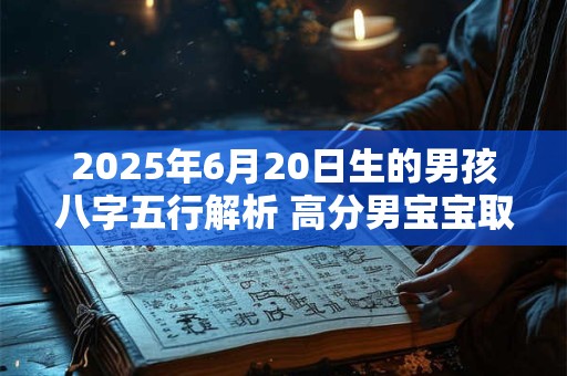 2025年6月20日生的男孩八字五行解析 高分男宝宝取名字