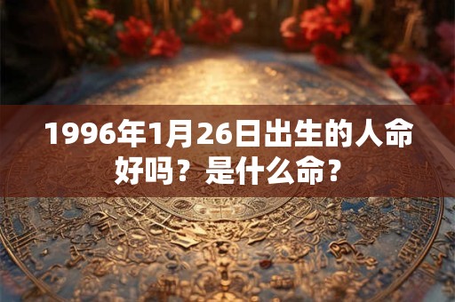 1996年1月26日出生的人命好吗？是什么命？