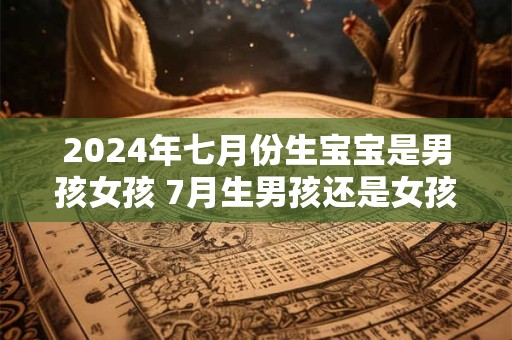2024年七月份生宝宝是男孩女孩 7月生男孩还是女孩