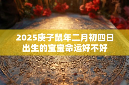 2025庚子鼠年二月初四日出生的宝宝命运好不好