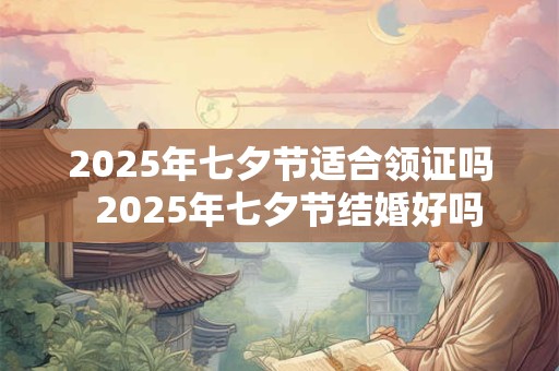 2025年七夕节适合领证吗  2025年七夕节结婚好吗