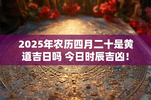 2025年农历四月二十是黄道吉日吗 今日时辰吉凶！