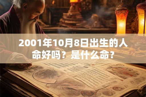 2001年10月8日出生的人命好吗？是什么命？