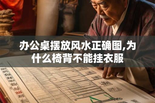 办公桌摆放风水正确图,为什么椅背不能挂衣服